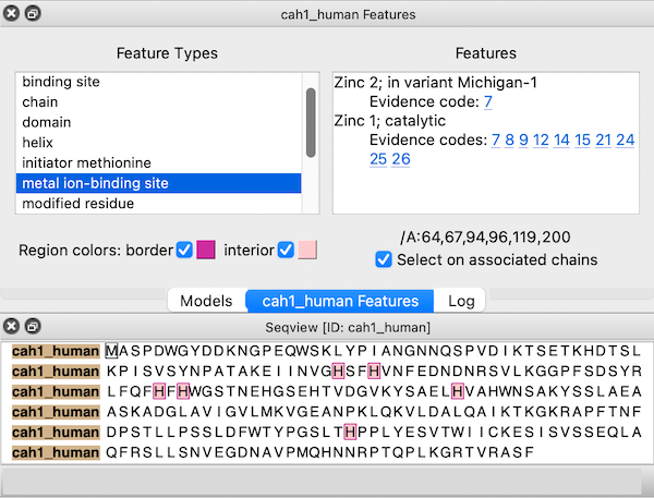 cah1_human sequence features